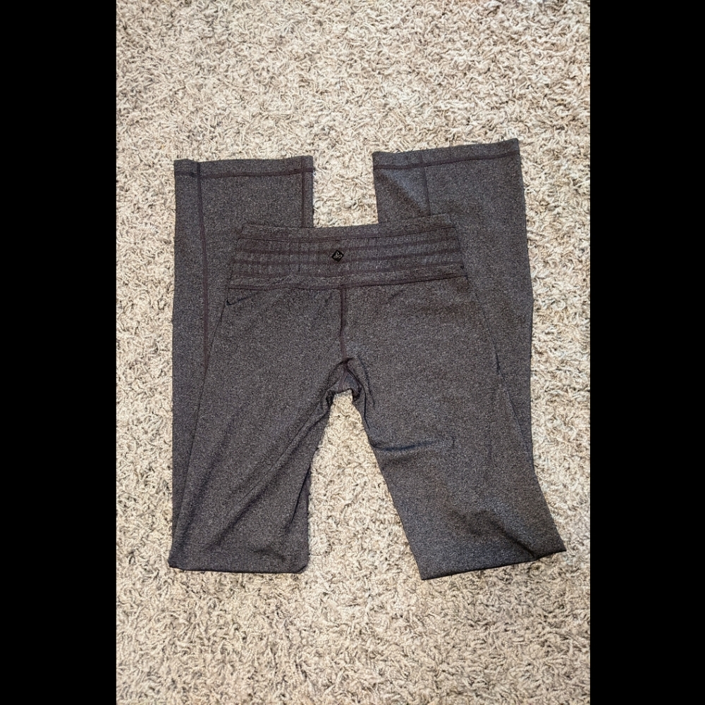 NWT Prana Olympia Flare Heather Grey Slim Legging Pants XS Tall - Picture 2 of 8